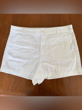 NWT J. Crew White Cotton Shorts